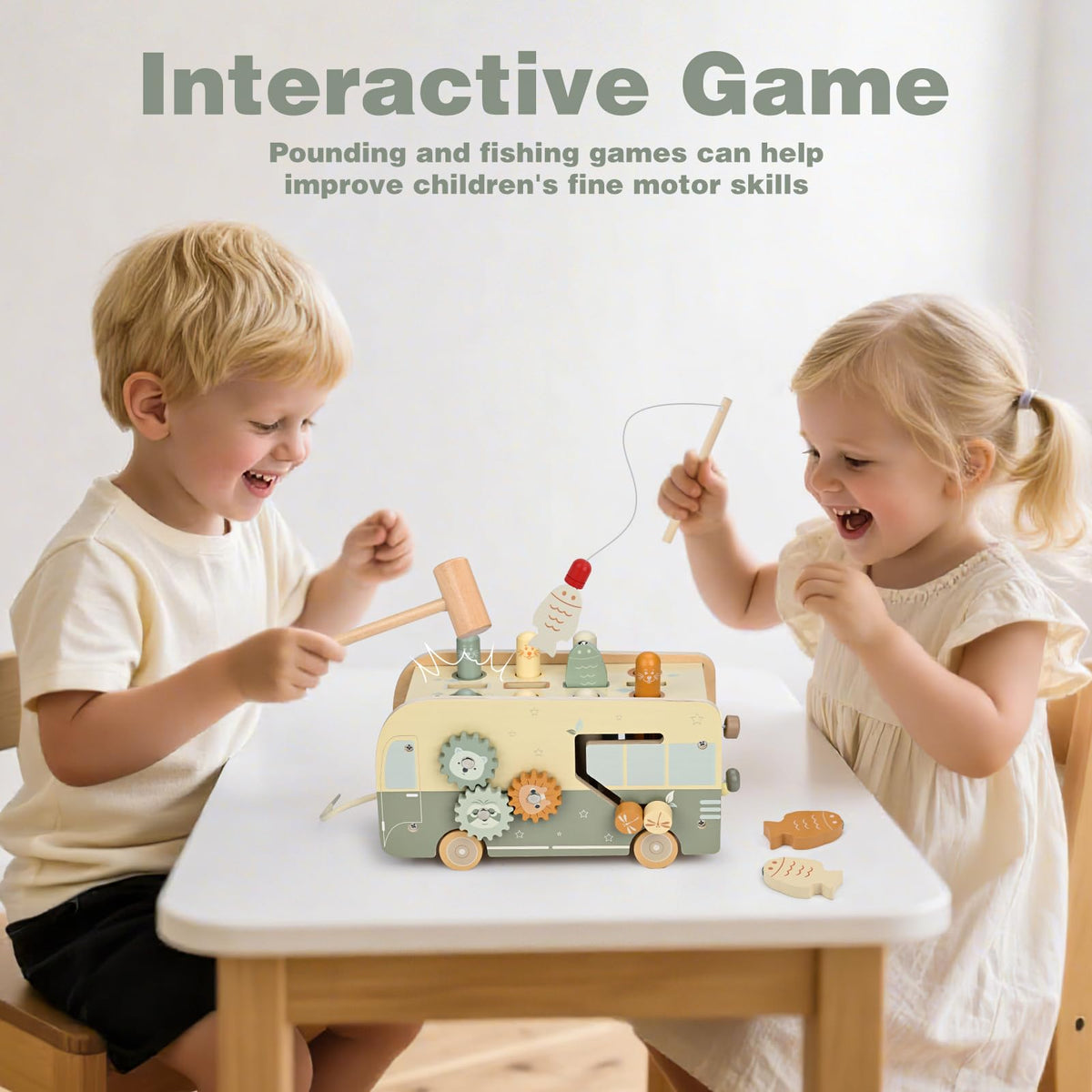 Vanplay Bead Maze develops problem solving as beads slide along winding paths.