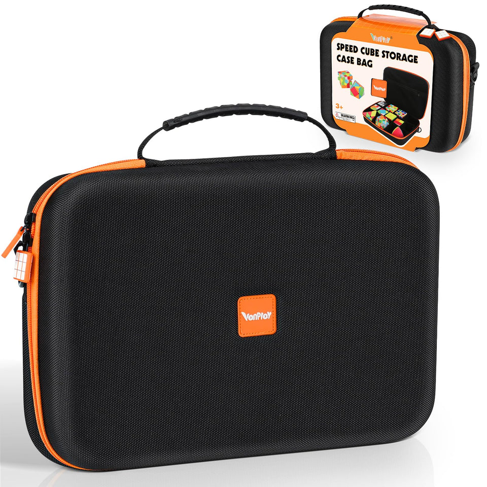 Vanplay Speed Cube Storage compartments keeps 12+ cubes organized on the go.