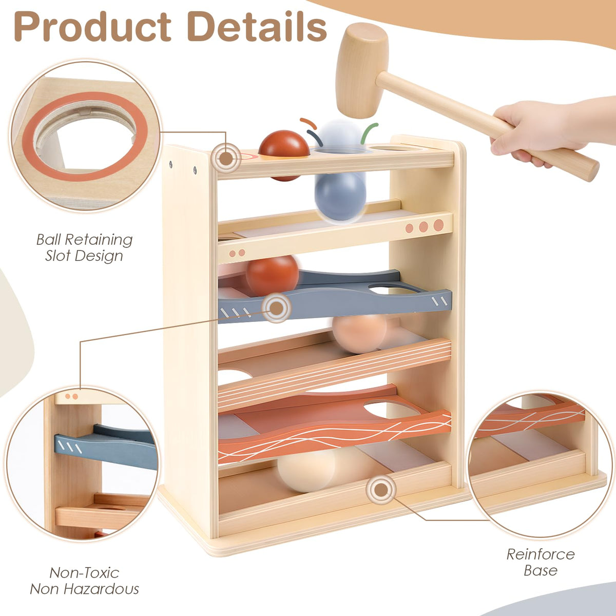 Vanplay Montessori toy supports early focus, coordination, and independent play