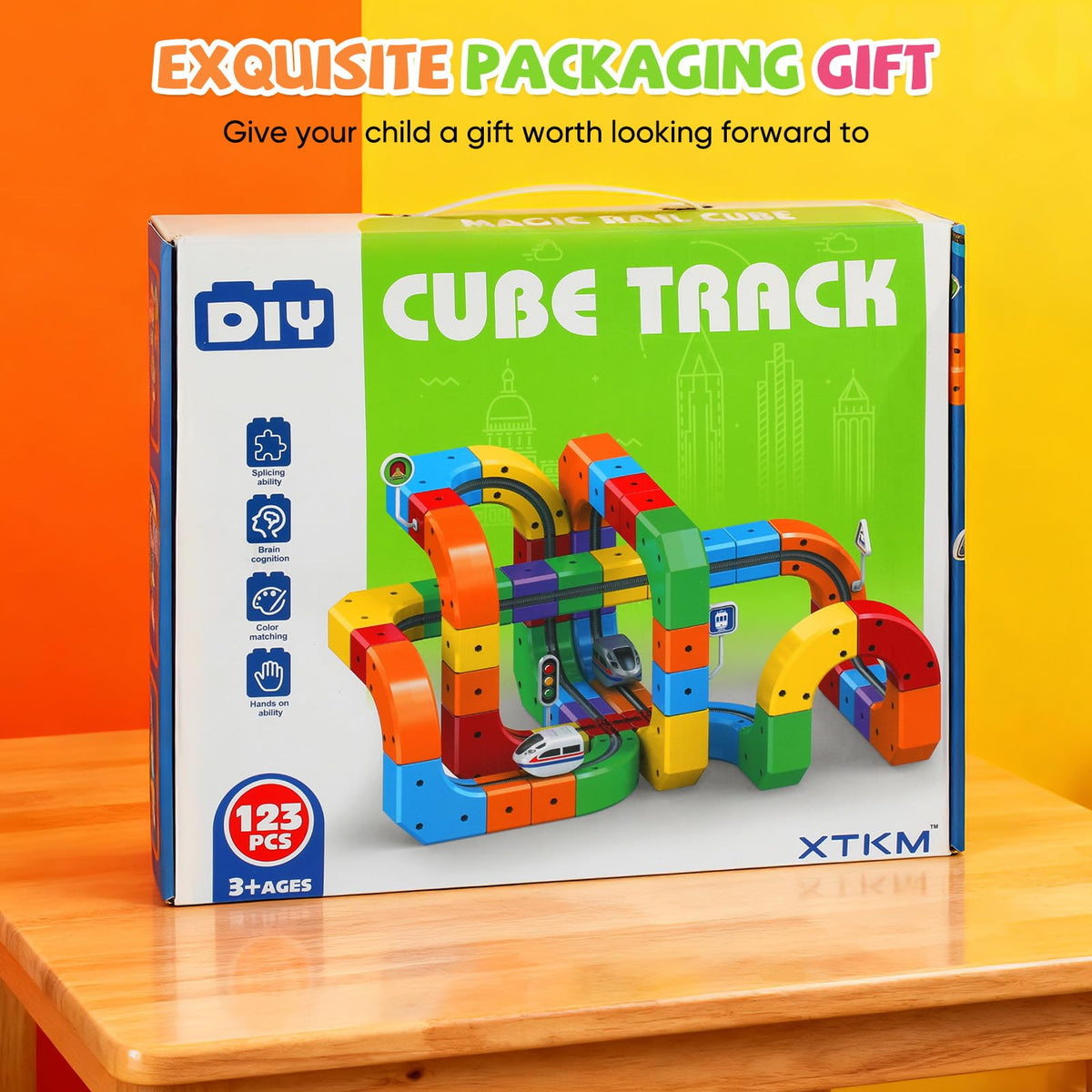 Vansonana electric train set gift-pack offers endless creative play.
