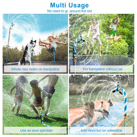 Vantic Trampoline Sprinkler durable-aluminum-tube construction for long-lasting use