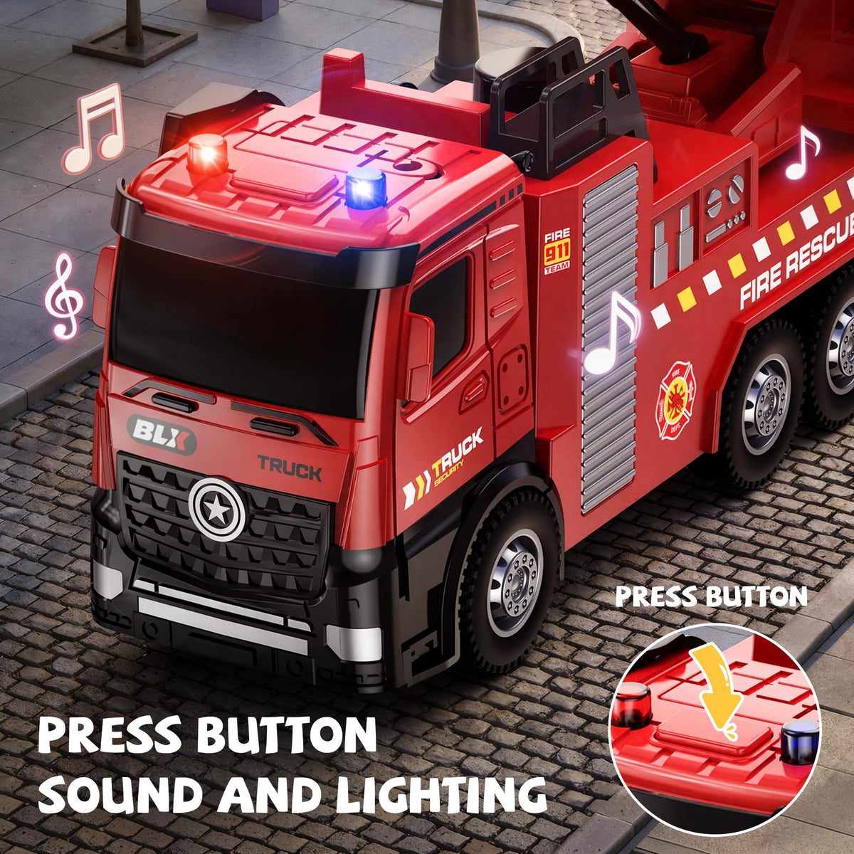 Vanvimen sprinkler pump truck in action for water play