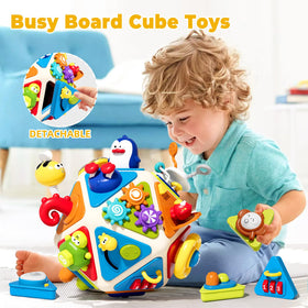 Vanvimen Busy Cube number recognition panel supports early math awareness and focus.