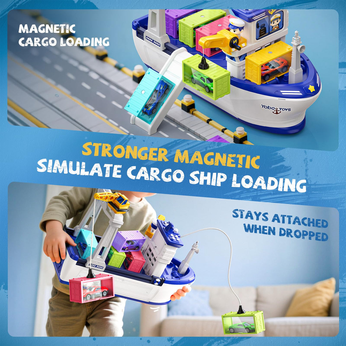 Vanvimen cargo containers stacked promote sorting and hands-on organization