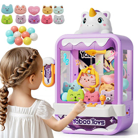 Vanvimen claw machine with unicorn plush prizes boosts imaginative play and fine motor skills