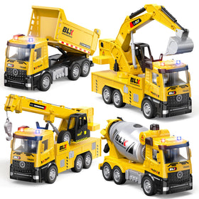 Vanvimen construction excavator toy with lights and sounds for immersive pretend work