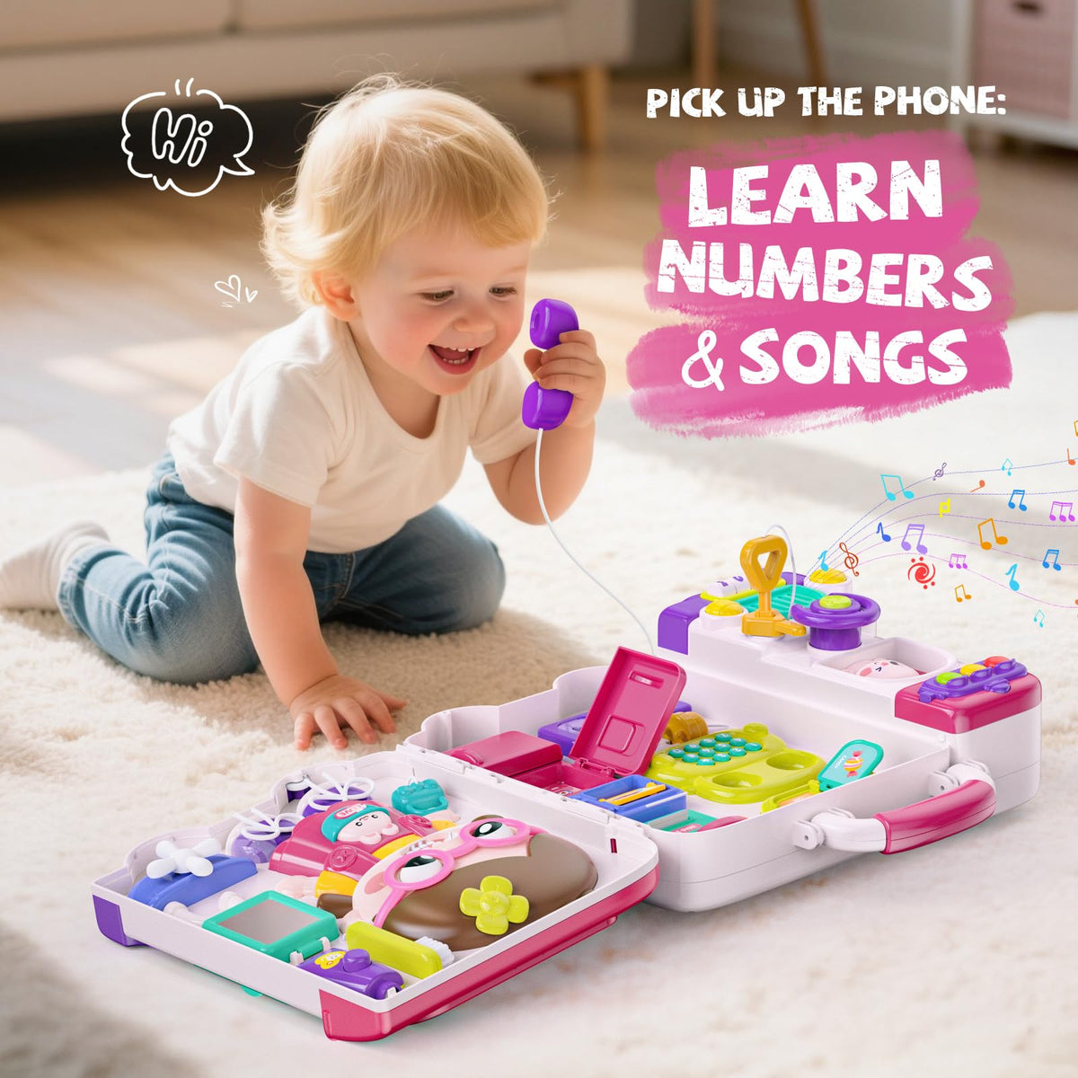 Vanvimen busy board makes a thoughtful gift for 1-year-olds and toddlers.