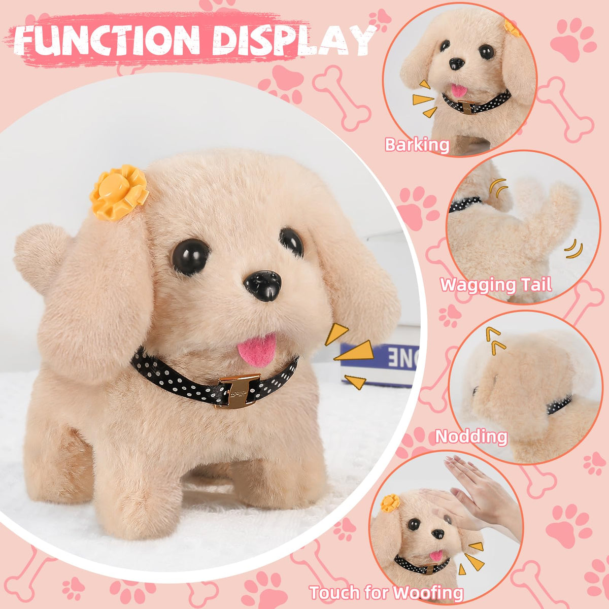 Vanvimen puppy care kit with basin and grooming tools supports nurturing role-play