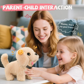 Vanvimen puppy leash and collar enables outdoor pretend-walking adventures
