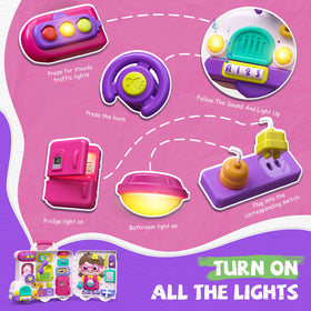 Vanvimen realistic sounds enhance auditory exploration during play.