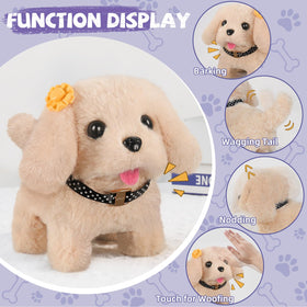 Vanvimen robot dog toy shampoo bottle for realistic cleaning play.