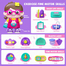 Vanvimen non-toxic ABS plastic ensures safe, child-friendly construction.
