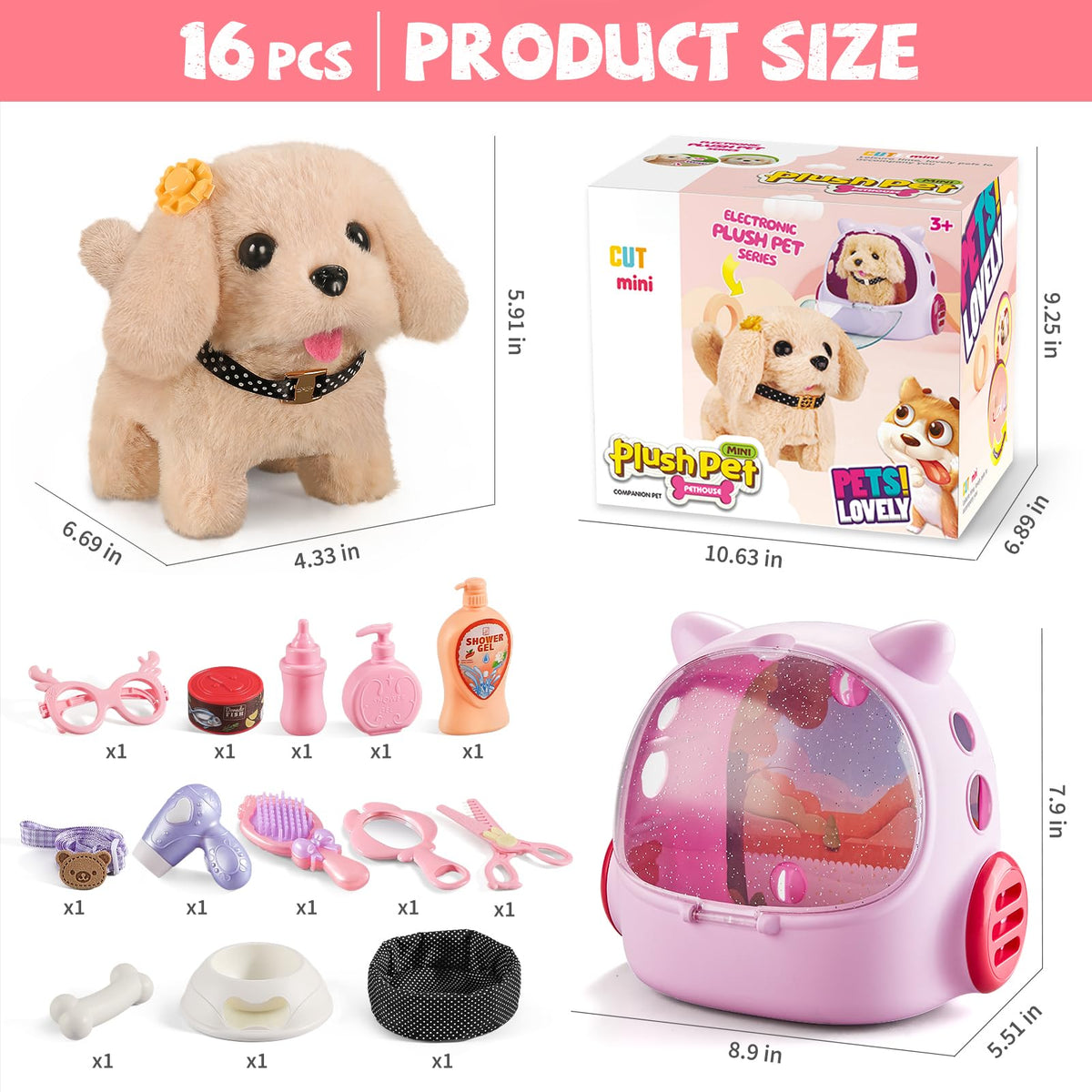 Vanvimen BPA-free materials prioritize safe pretend pet experiences