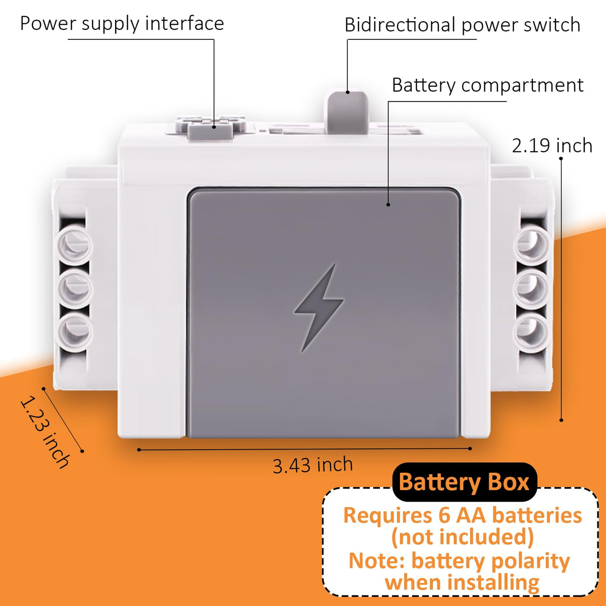 VAOEVA battery box powers multiple motors for dynamic, multi-motor creations.