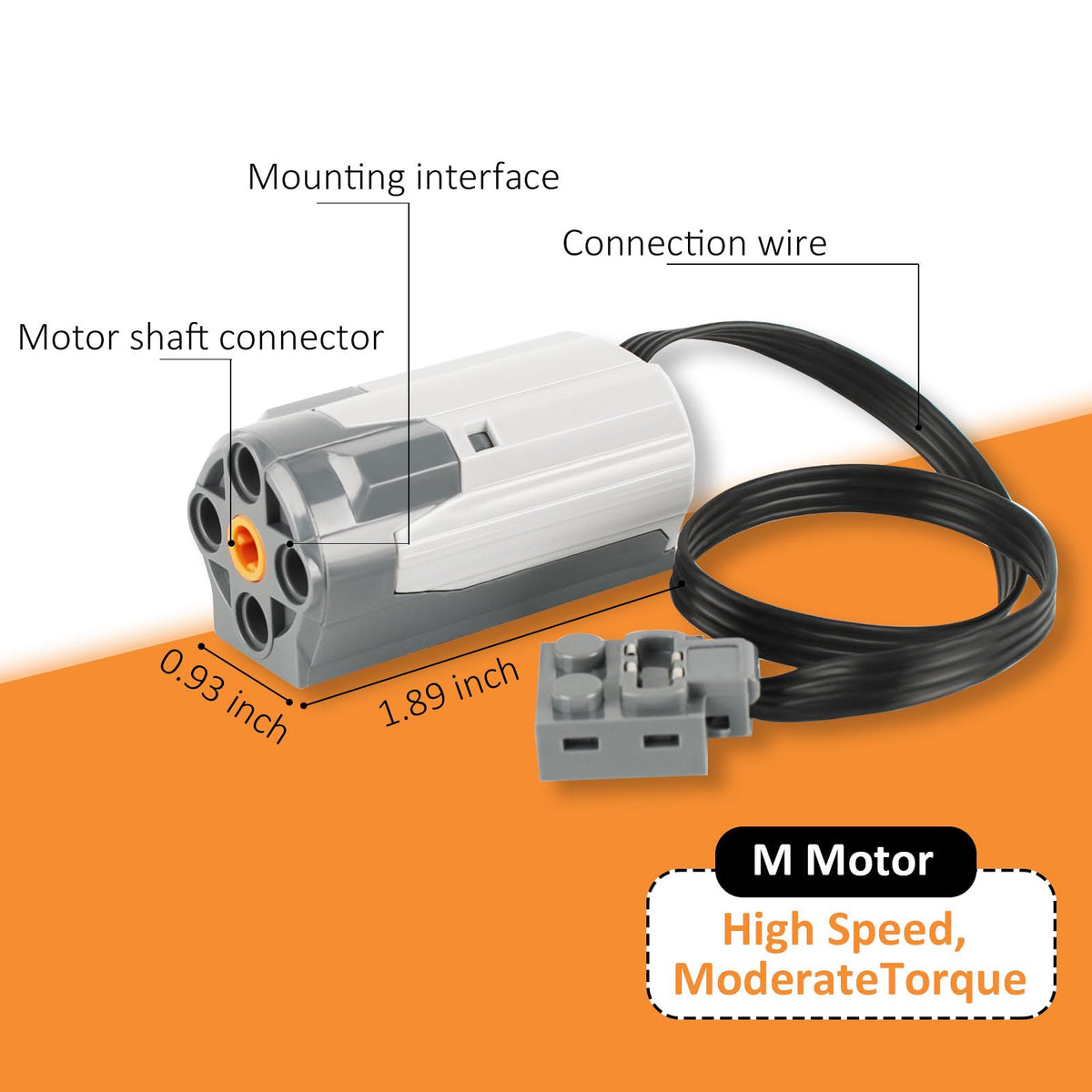 VAOEVA remote control with 2.4G receiver enables wireless operation for your projects.
