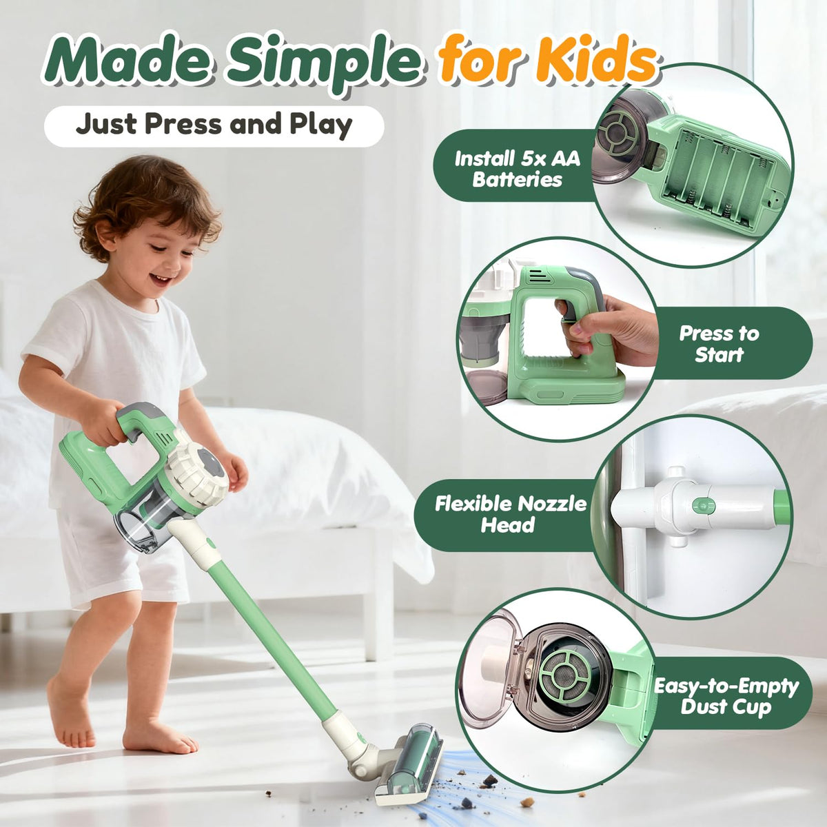 VARANO lightweight design supports easy, independent use by children.