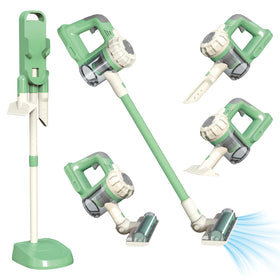 VARANO 3-in-1 kids vacuum side view, compact and kid-friendly for pretend cleaning.