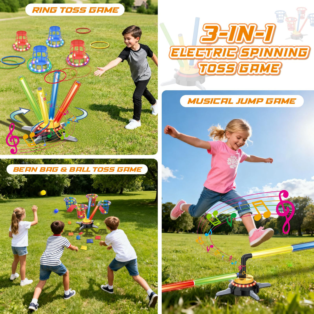 VATOS ring toss rings designed for inclusive backyard play and skill practice.