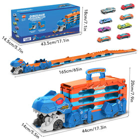 VATOS dinosaur truck playset encouraging cooperative play and exploration.