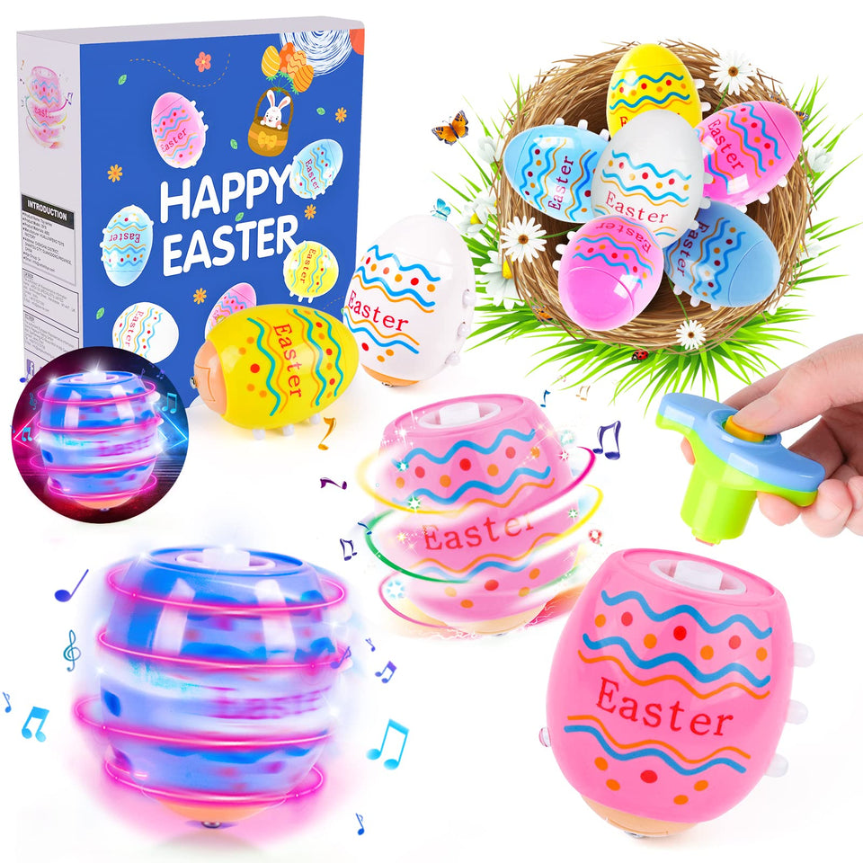 VATOS 6-pack Easter eggs in bright colors for festive egg hunts.