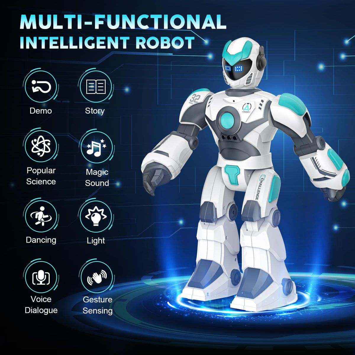 VATOS gesture-sensing robot demonstrates intuitive hands-free control.