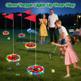 VATOS kids enjoy indoor night golf for family fun