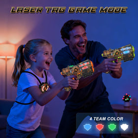 VATOS laser tag vest with digital display for live feedback