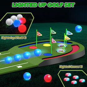VATOS LED glow balls light up on impact for night play.