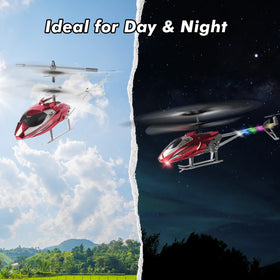 VATOS RC Helicopter altitude-hold supports steady hovering.