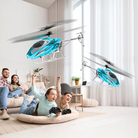 VATOS RC helicopter with altitude hold for steady hovering.