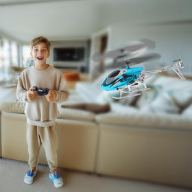 VATOS RC helicopter beginner-friendly design suitable for all ages.