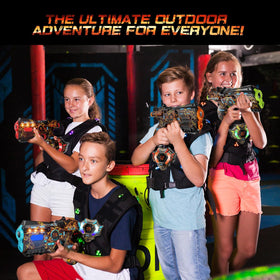 VATOS laser tag vests with sensors for competitive play