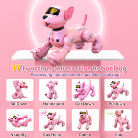 VATOS robot dog featuring 17 interactive functions for varied activities