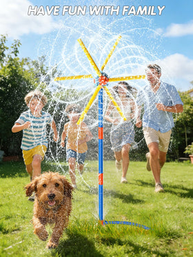 VATOS sprinkler made of safe ABS plastic for family outdoor use.