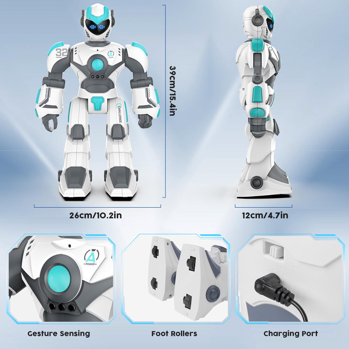 VATOS robot sings, dances, and tells jokes to engage family playtime.