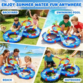 VATOS waterway canal assembly featuring modular tracks for creative problem solving.
