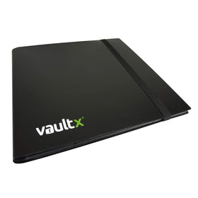 Vault X elastic strap securedly shuts the binder for on the go travel