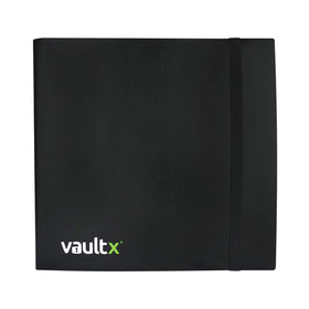 Vault X 12-pocket binder front cover showcases durable design for daily card organization