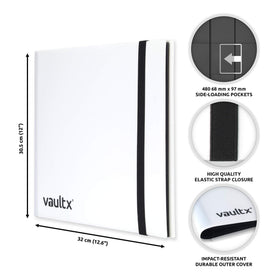 Vault X 20 double-sided pages opened to reveal 12 pockets per page.