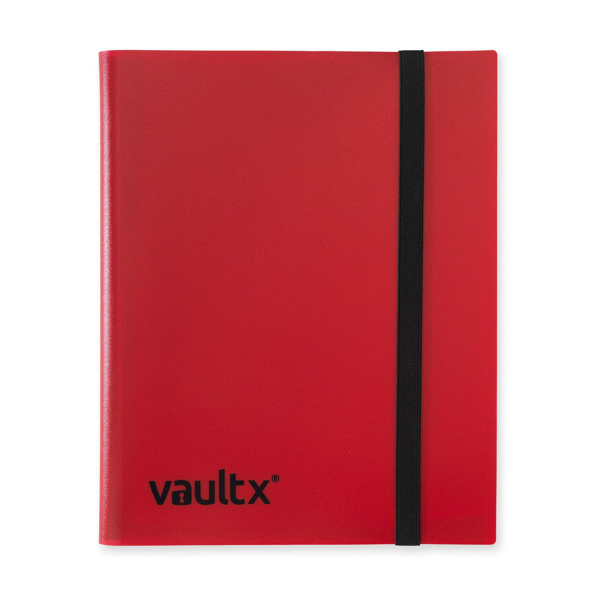 Vault X 9 Pocket Binder cover with durable exterior and secure strap for transport
