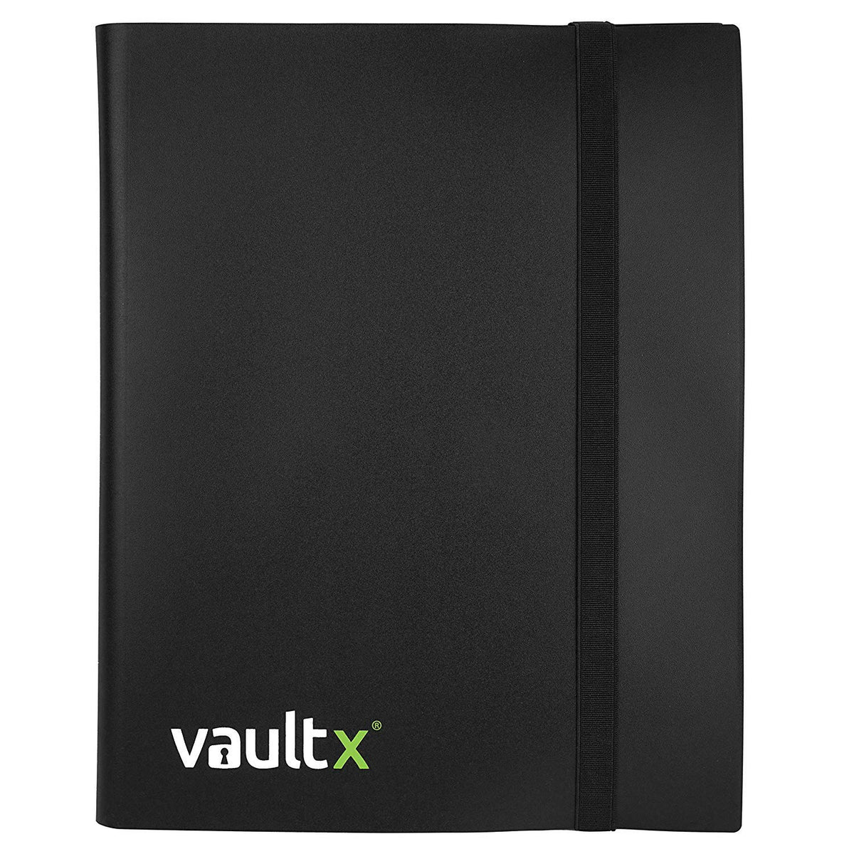 Vault X 9-Pocket Binder cover in black protects your collection on the go.