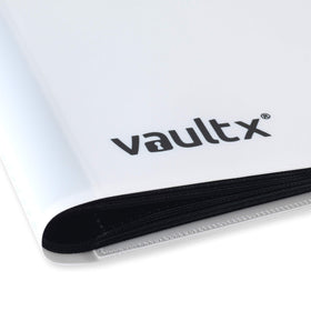 Durable covers and precise stitching of the Vault X binder.
