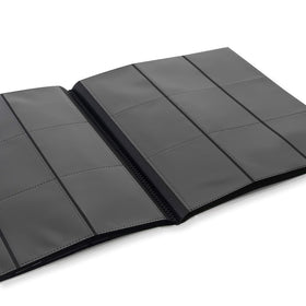 In-use Vault X binder with sorted cards for easy access.