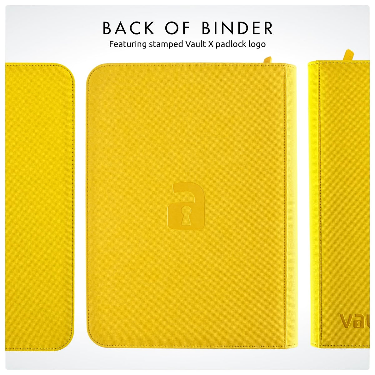 Vault X compact binder size at 26x35 cm suitable for portable storage at events.