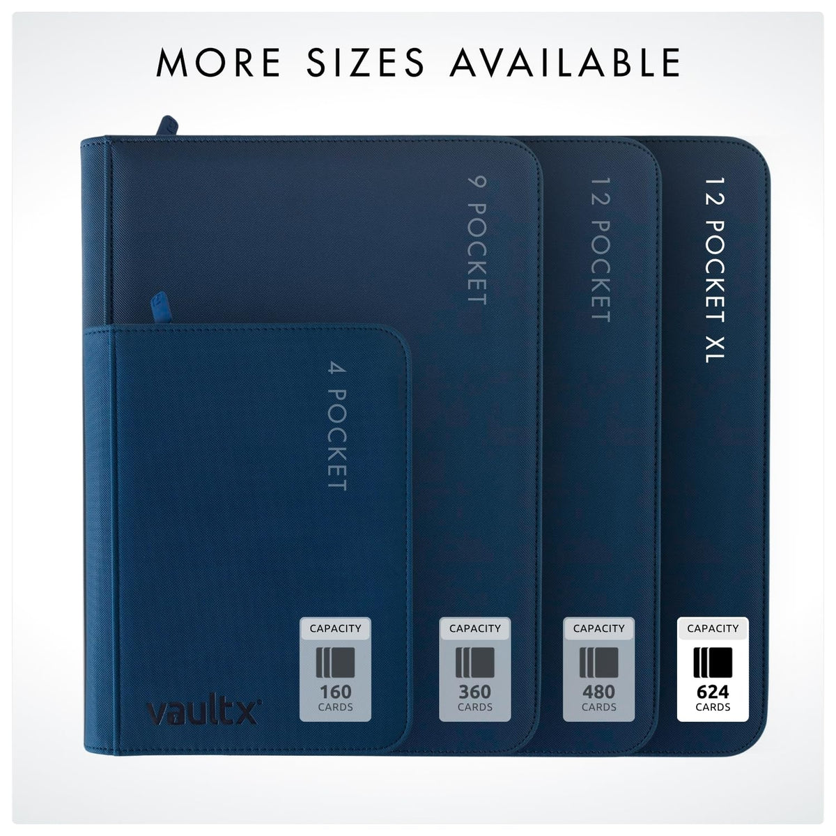 Vault X display-ready layout suggests easy organization for collectors and players.