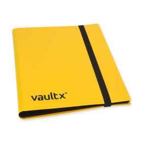 Elastic strap on Vault X binder kept closed during travel
