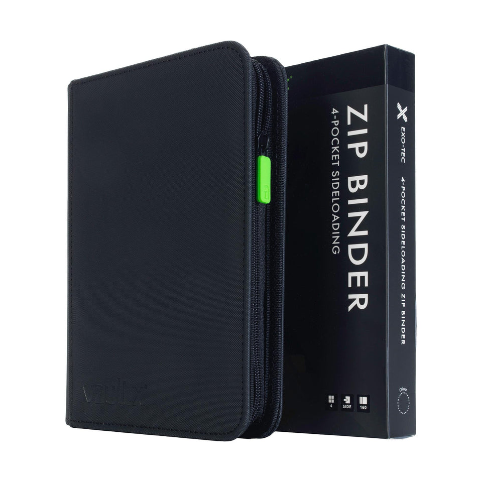 Vault X Exo-Tec binder front cover shows rugged, water-resistant protection.