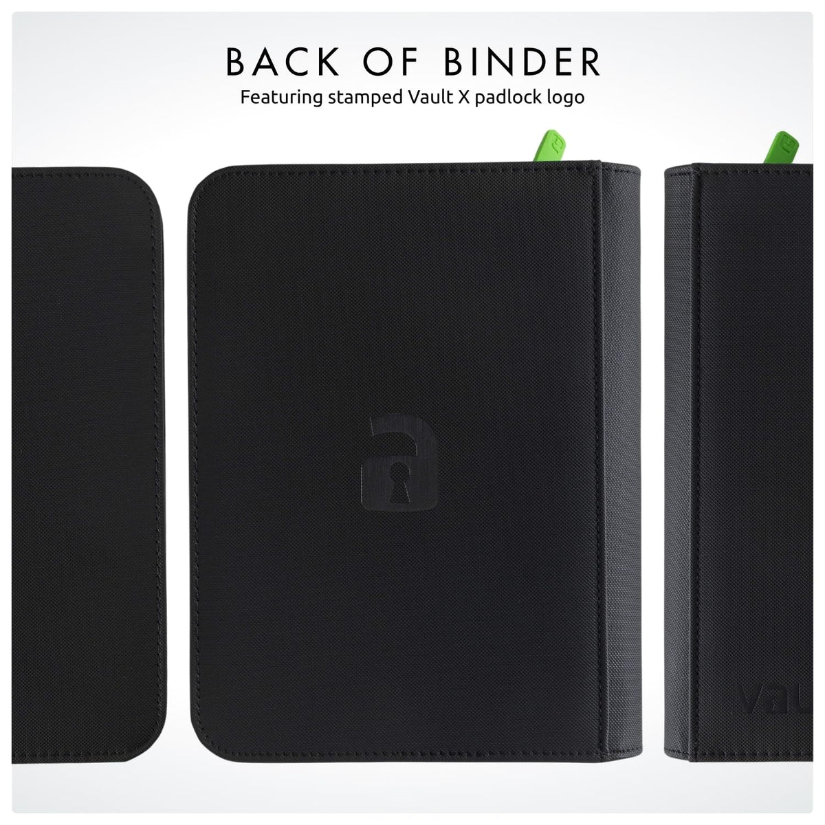 Vault X Exo-Tec binder in use by collectors.