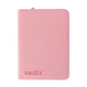Vault X Exo-Tec pink binder dimension label shows size guide