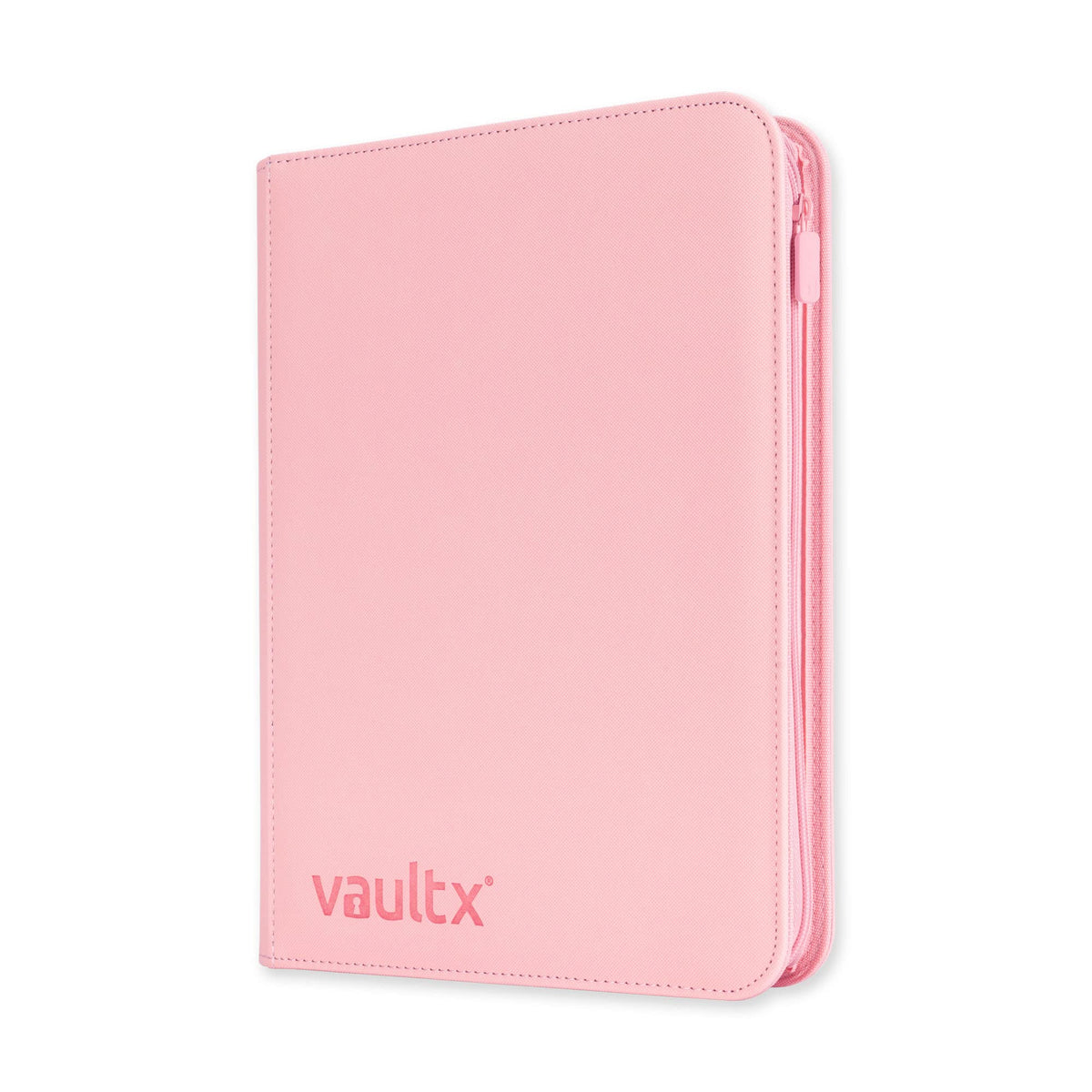 Vault X Exo-Tec pink binder front cover showing durable padding and water resistance